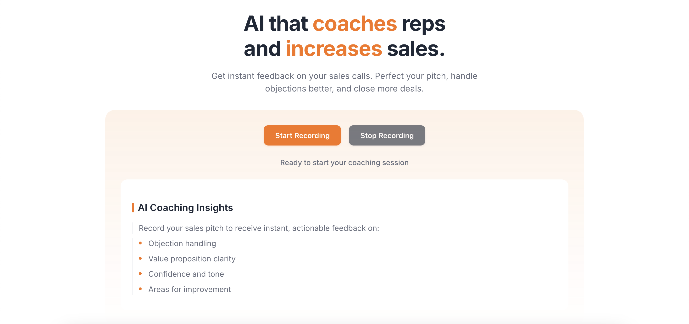 AI SDR Sales Coach