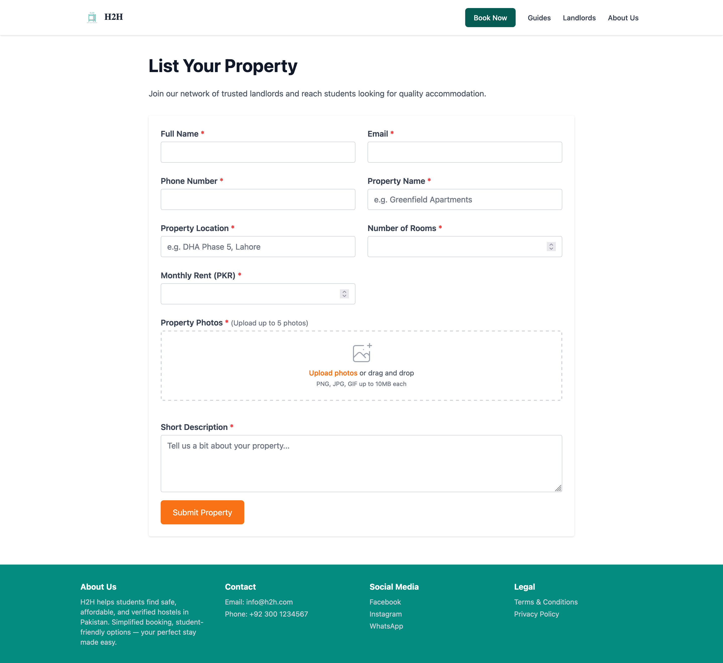 Hostel Booking Platform Screenshot 2