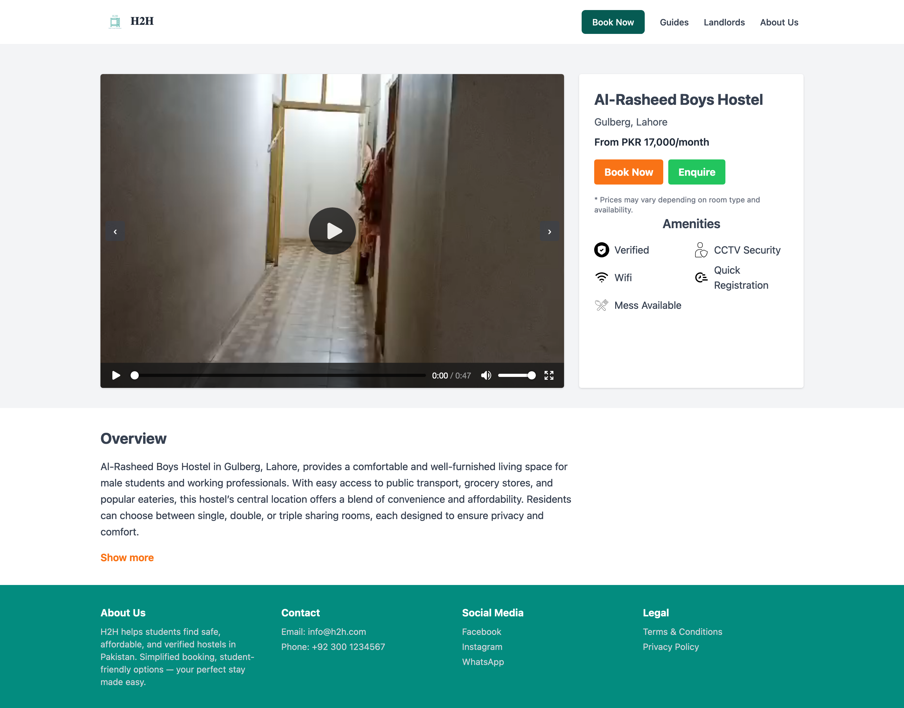 Hostel Booking Platform Screenshot 4