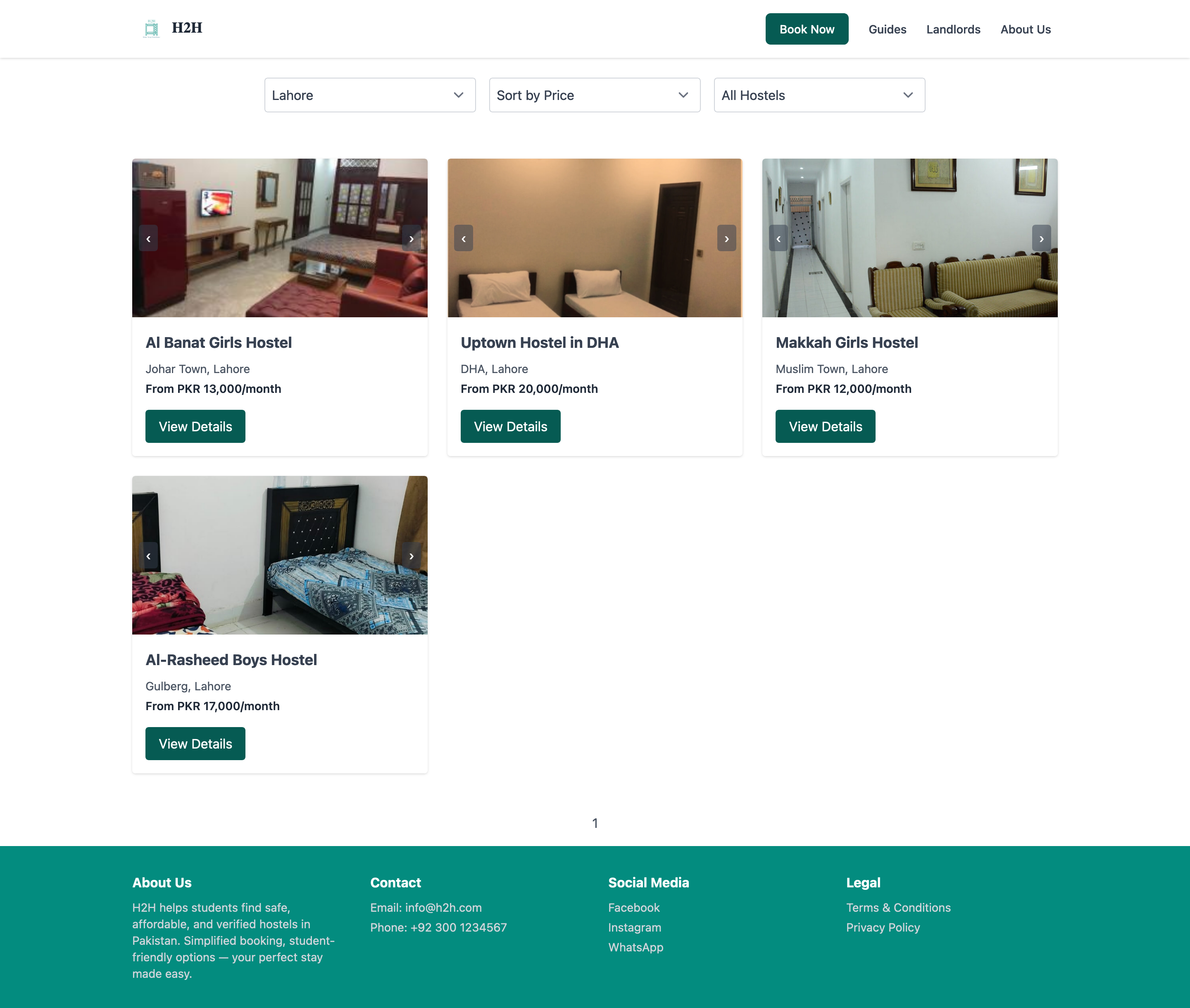 Hostel Booking Platform Screenshot 5